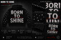 RAYSGALLERY “BORN TO SHINE” RINESTONE JACKET