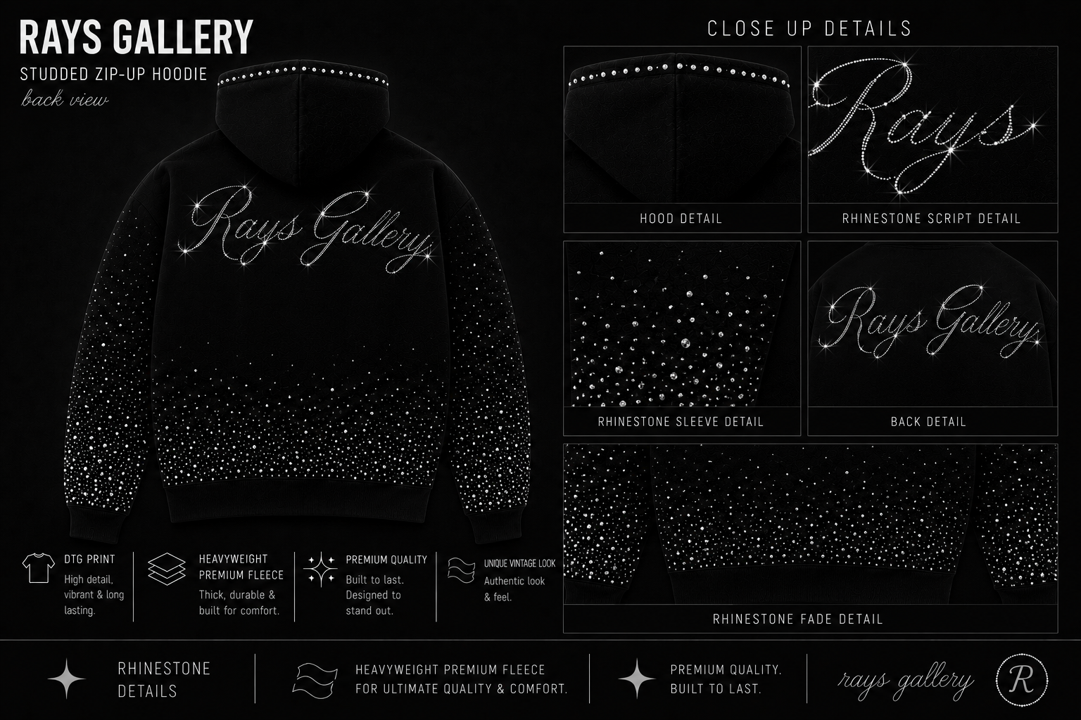 RAYSGALLERY “RINESTONE GIRL” JACKET