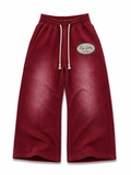 (PREORDER)RAYS GALLERY:ACID WASHED EMBROIDERED PANTS